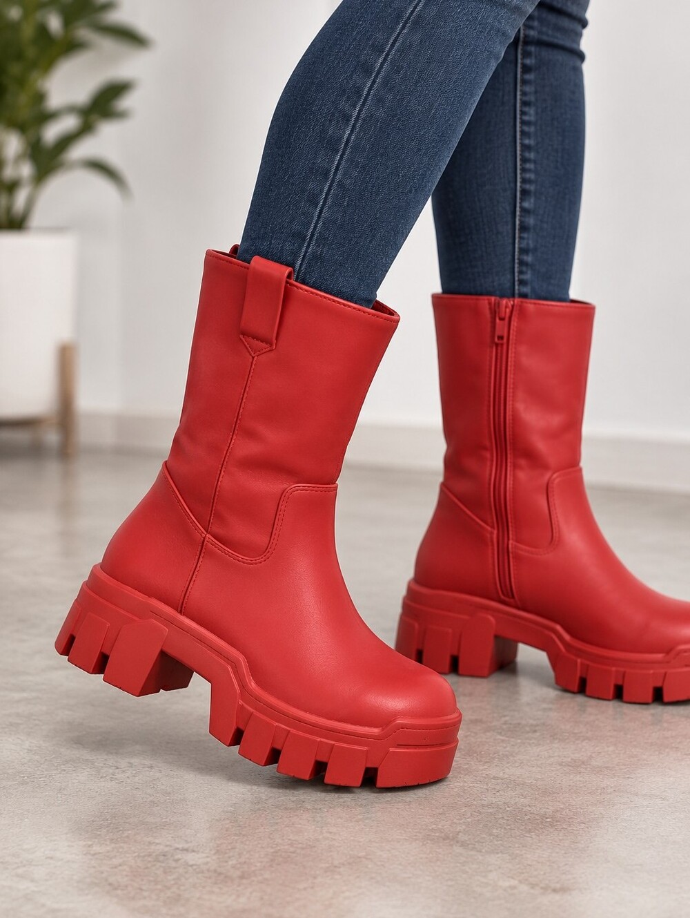 Red Winter/rain Boots